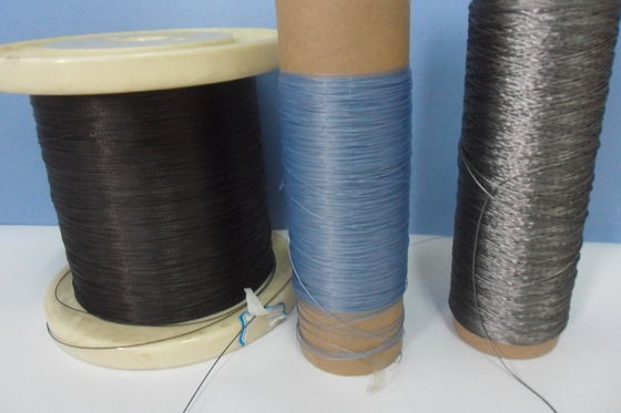 Εύκαμπτο μεταλλικό νήμα παλτών PVC, πυρκαγιά 12um - ράβοντας νήμα καθυστερούντω