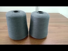 Μαύρο νήμα 21s 28% ίνες από ανοξείδωτο χάλυβα, 36% βαμβάκι